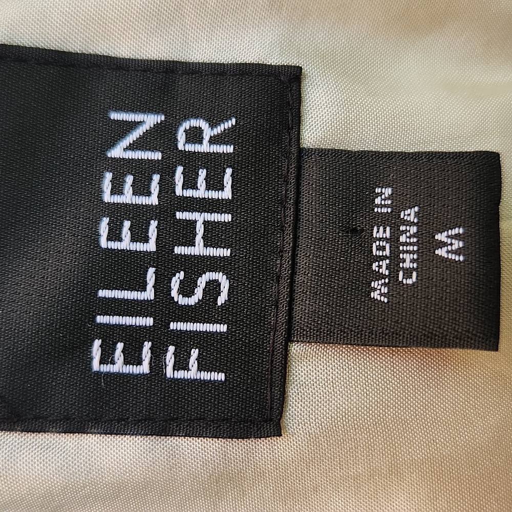 Eileen Fisher 100% silk light weight long coat PERFECT FOR FALL OR SPRING - Picture 5 of 12